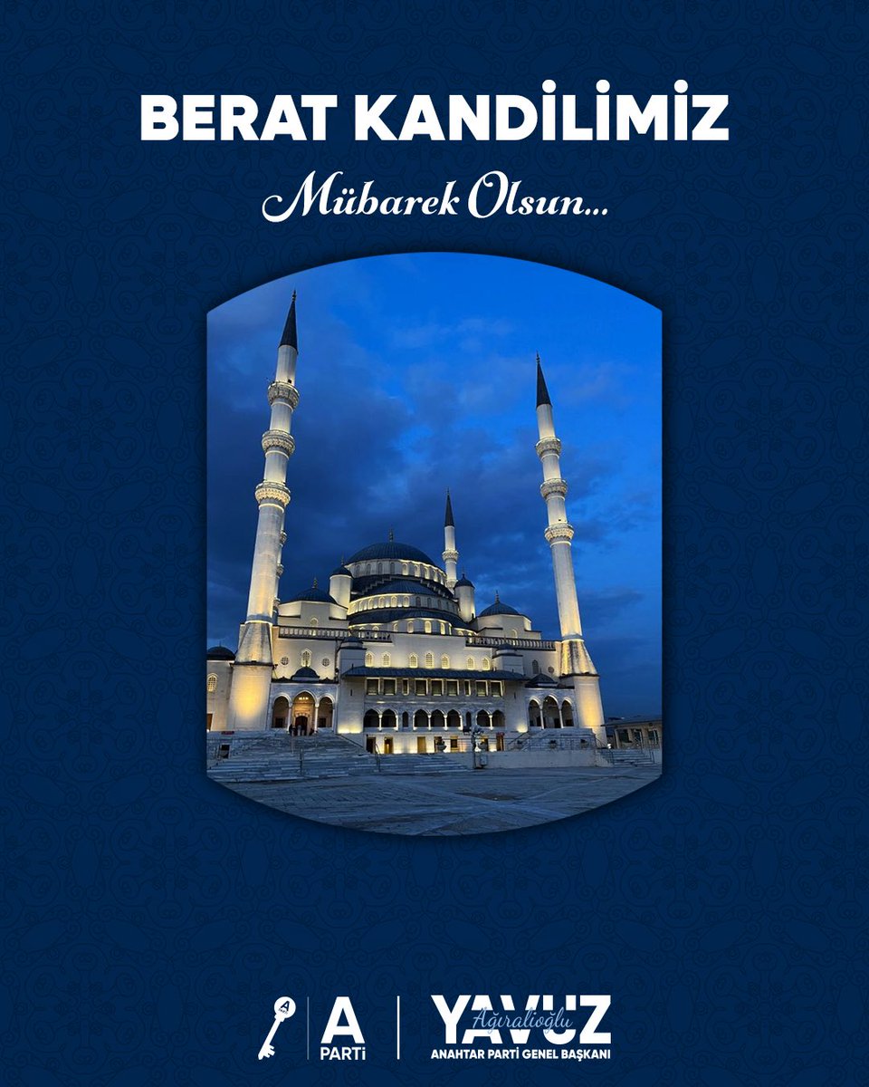 Berat Kandilimiz Mübarek Olsun…