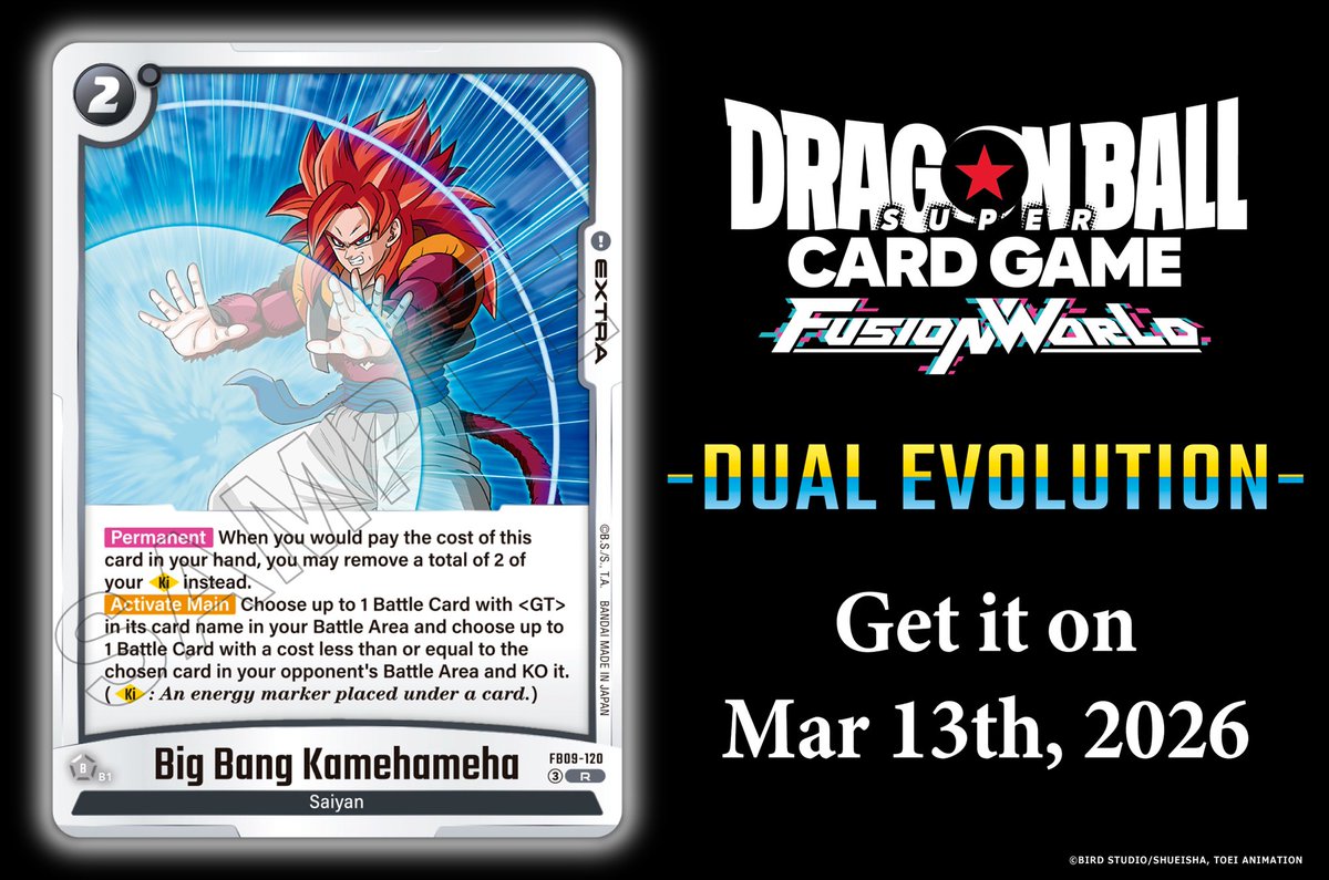 FB09 Card Reveals] Today we're revealing the Extra Card Big Bang