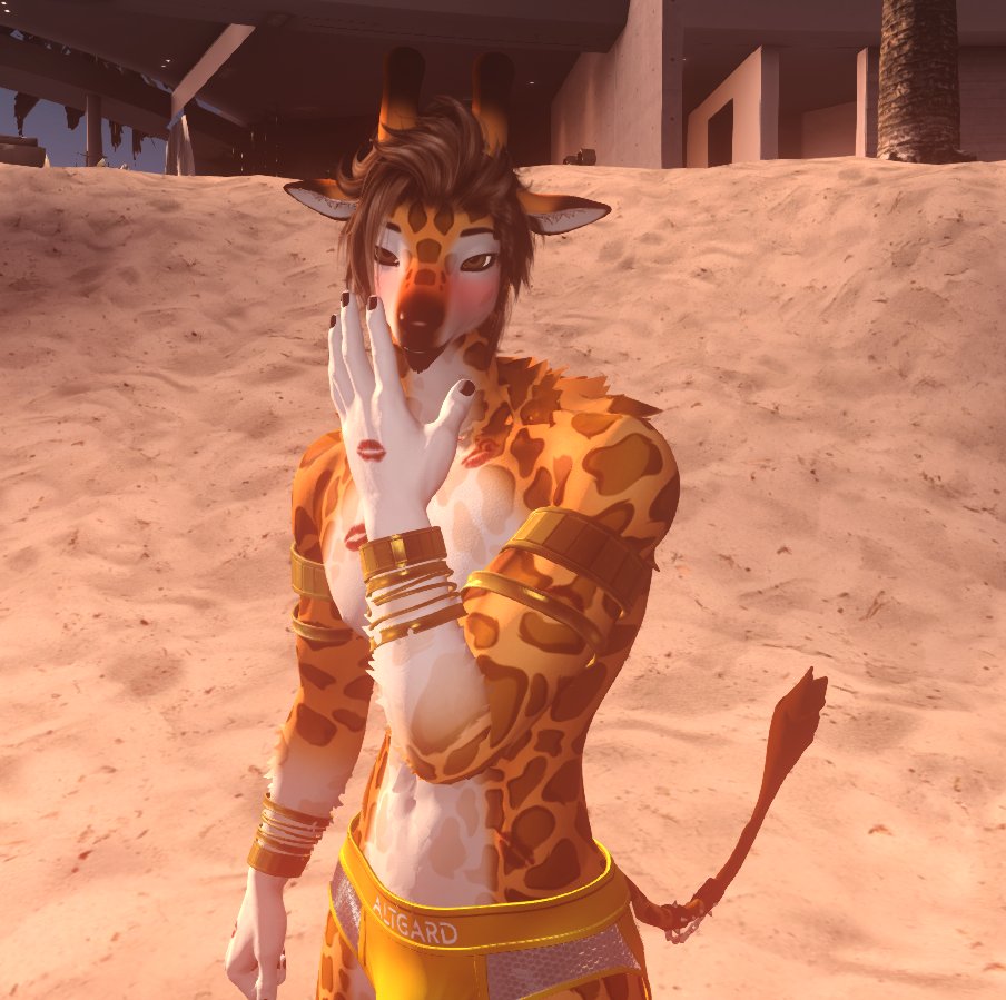 I love <a href="/UnknownKadath/">Kadath</a>'s art and my favorite character is Patrick, and I try to replicate him in the game #SecondLife.

Me encanta el arte de <a href="/UnknownKadath/">Kadath</a> y mi personaje favorito es Patrick e intento replicar lo en el juego #SecondLife.

🧡🦒🧡🦒🧡