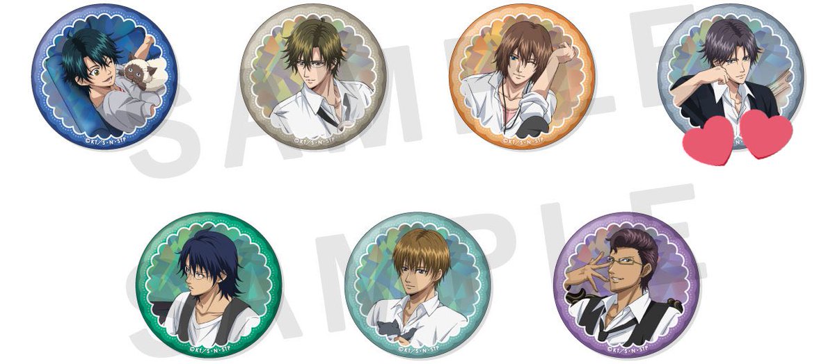 テニプリ　テニラビ　ホログラム缶バッジ　日吉　まとめ売り 交換・譲渡】新テニスの王子様 テニプリ ホログラム缶バッジ 王子様達