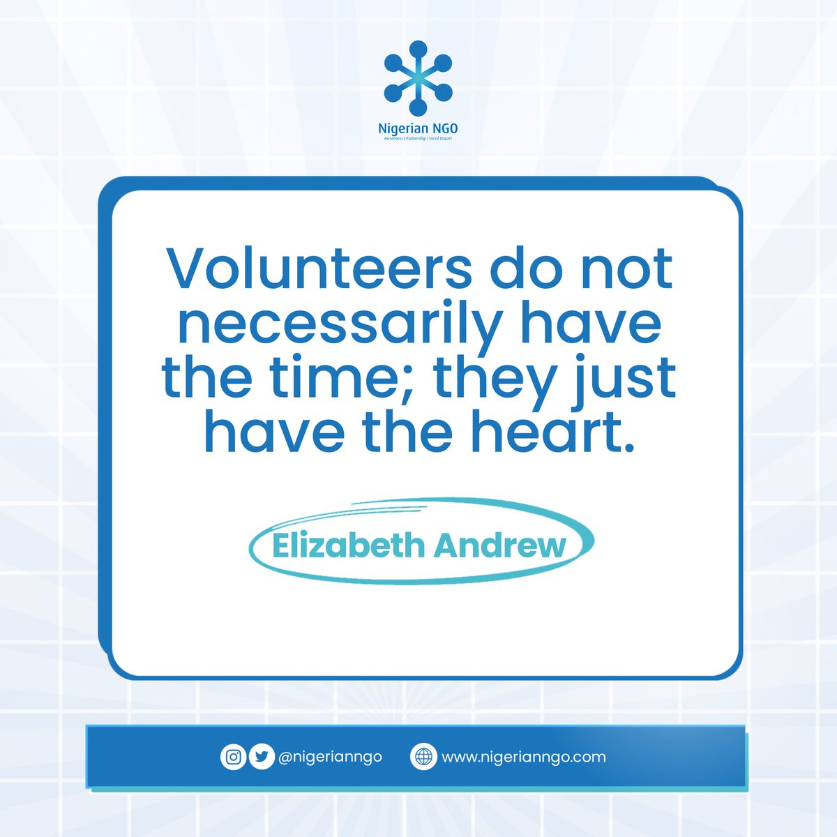 New week. Same big hearts. 🤍
As we step into this Monday, we celebrate every volunteer who shows up with compassion, even when time is limited.
Here’s to a week of impact.
#MondayMood #nigerianngo #NGO