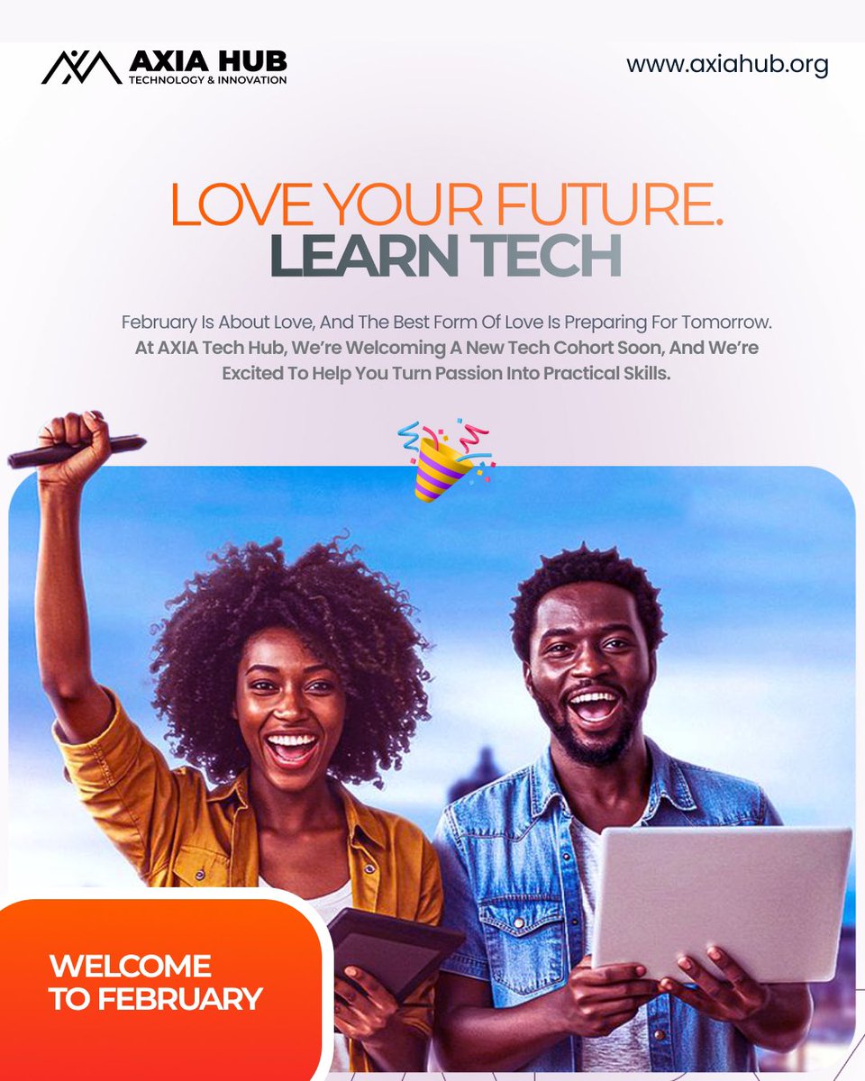 AxiaHub's tweet photo. Axia Hub is back with real opportunities and digital skills that actually matter in this era. No gatekeeping. If you’re ready to learn, you’re welcome.A new cohort is loading and this is your sign to tap in, upgrade, and move with the times. It’s love season. https://t.co/zuFT0sNy4o