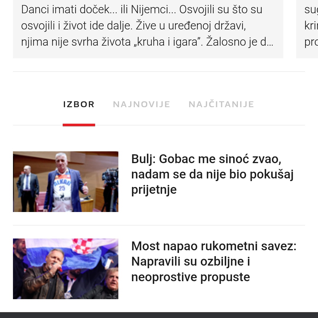 Zna li netko koliko se plaća da ti 2 članka na Imbexu budu na vrhu? Kaj ne postoje druge stranke koje nisu zazivale koaliciju s Možemo i ideološki moratorij?