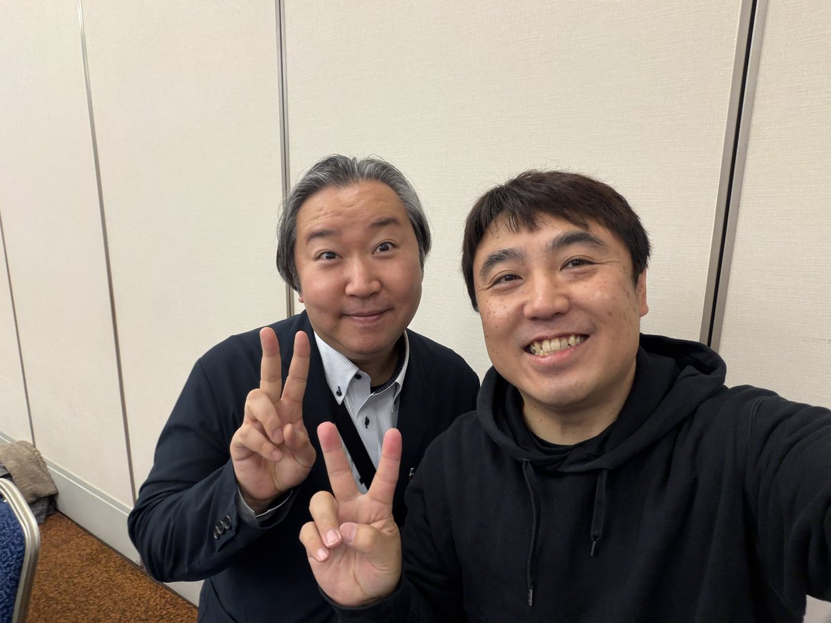 今日の現場に行ったら会場にFSM時代の先輩、馬場っちが居ました！！！いろいろ準備してくれてて、とても仕事がやりやすかったです🙂✨️ありがとうございましたぁーーー！！！！