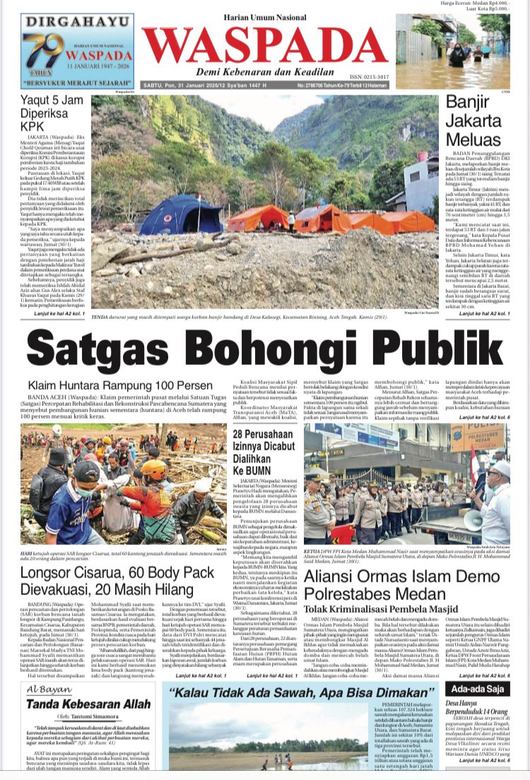 Satgas Bencana Sumatera bentukan Presiden <a href="/prabowo/">Prabowo Subianto</a>  gini amat ya cara kerjanya 

Waspada...waspada... waspada