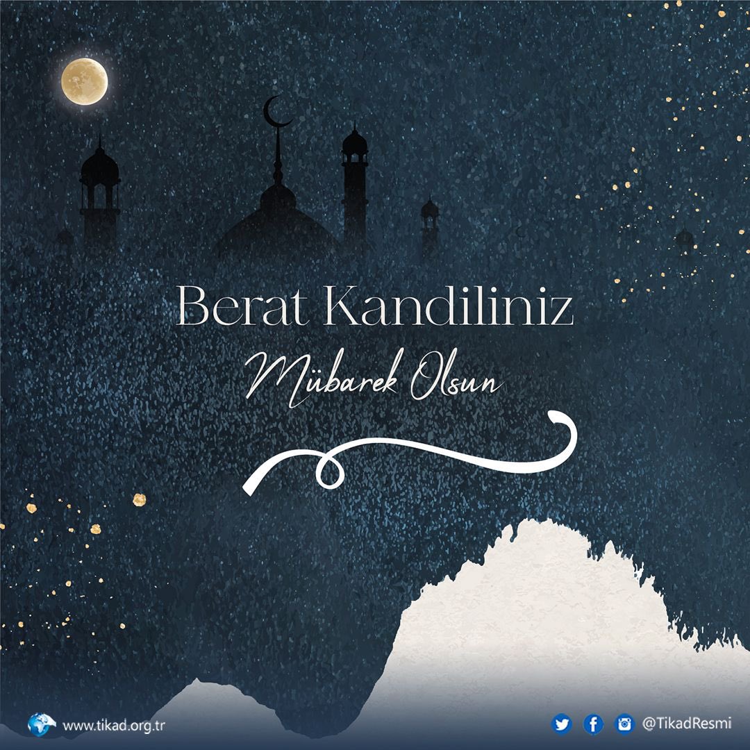 Berat Kandiliniz mübarek olsun.