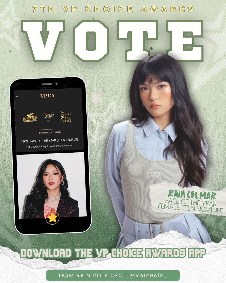 VoteRain_'s tweet photo. Day 19 grind! Don’t miss today’s vote for Rain. 

Vote here:
🔗 VPCA APP
🔗 https://t.co/gUGULIwdoE

#RainCelmar | RAINCELMAR https://t.co/nIp4tXAWE5