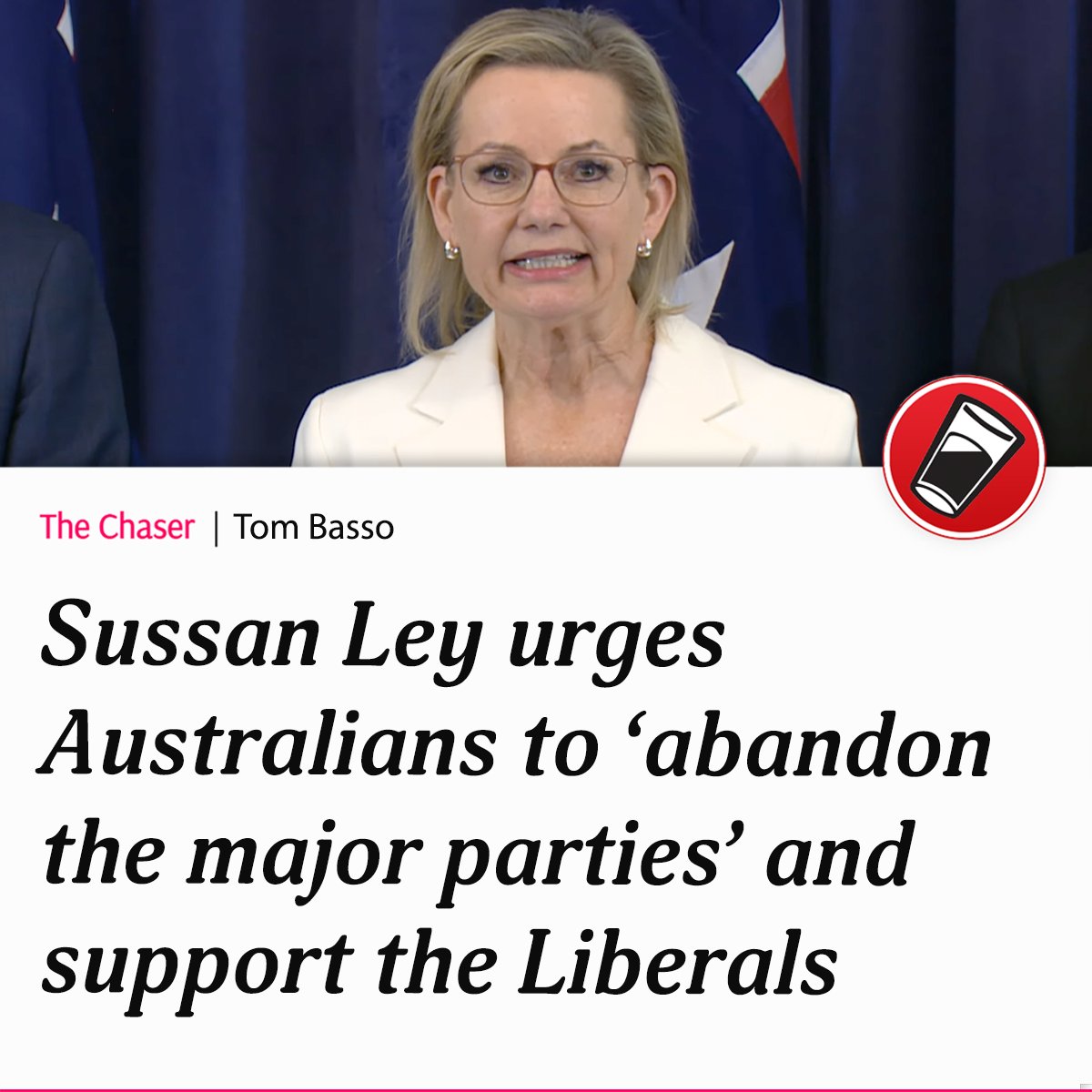 “Make sure to vote for the outsiders for real change in this country”