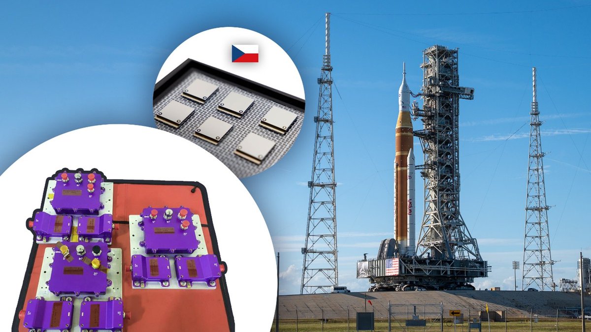 Prague is heading to the Moon!🚀

In Feb 2026, NASA's #ArtemisII will carry ADVACAM’s Timepix chips to monitor lunar radiation. 🦾

At the end of 2025, the group launched AdvaSpace to turn radiation detection into a global "space weather" data service. 🛰️

NASA/SRAG-JSC/ADVACAM