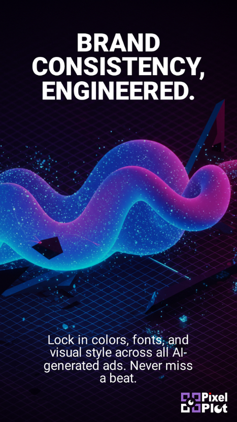 PixelPlotAi's tweet image. Brand drift kills trust. 📉

Pixelplot is Brand Consistency, Engineered. Lock in your colors, fonts, and style once. AI enforces them on every ad, forever.

Never miss a beat.

👉 Automate your brand: pixelplot.ai
#BrandConsistency #Pixelplot #AIAds