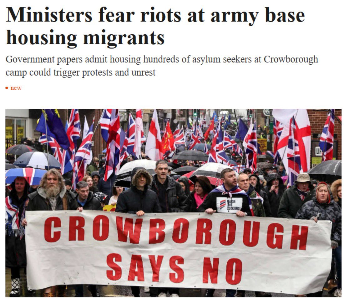 I’m not sure why the government would be surprised by this.

For years people have made their feelings known on the topic of immigration, yet here we are.

If the government doesn’t listen to its own citizens, what recourse is left? 🤦🏼‍♂️