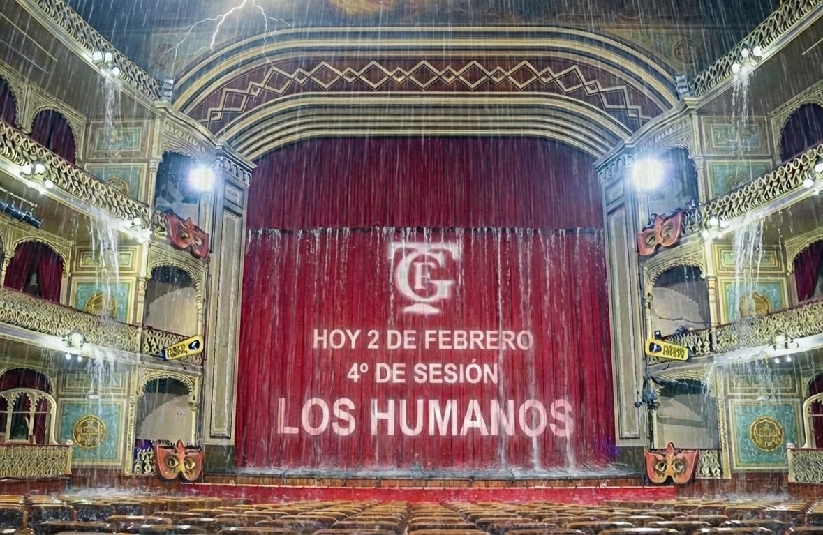 ComparsaAres's tweet photo. Hoy volvemos al Falla familia, 4ª sesión de cuartos, en 4º lugar.
Os esperamos a todos, ya sea en el teatro o al otro lado de la pantalla de nuevo para volver a celebrar la humanidad.

┌ 📅 Hoy lunes 2 de Febrero 
├ 🎭 Gran Teatro Falla - 4ª Cuartos 
└ ⏰ 4º lugar https://t.co/XBKS6CHKjH