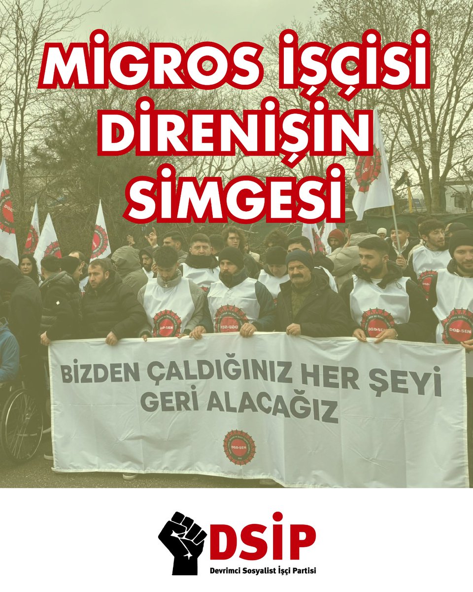 dsip___'s tweet image. Sefalet ücretlerine karşı Migros depo işçilerinin direnişi sürüyor.

Birleşen işçiler yenilmez!
