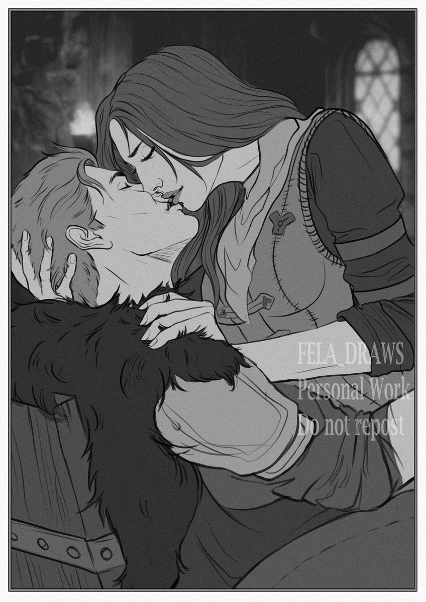 Fela_draws's tweet photo. From colleagues to lovers I guess??  #dragonage #cullenrutherford #fanart https://t.co/AwrtUQV9z6