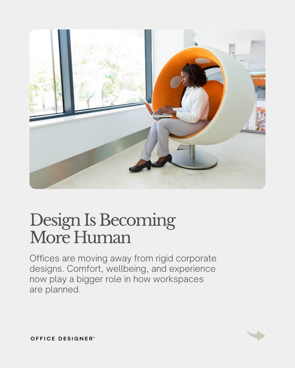 Designer4Office's tweet photo. Office Design Trends Shaping 2026 🚀
Flexible layouts. Smarter spaces. Healthier workplaces.
The future of work starts with intentional design.
#OfficeDesign2026 #WorkplaceTrends #ModernOffice #InteriorDesign #FutureOfWork https://t.co/7E2a5rl8kP