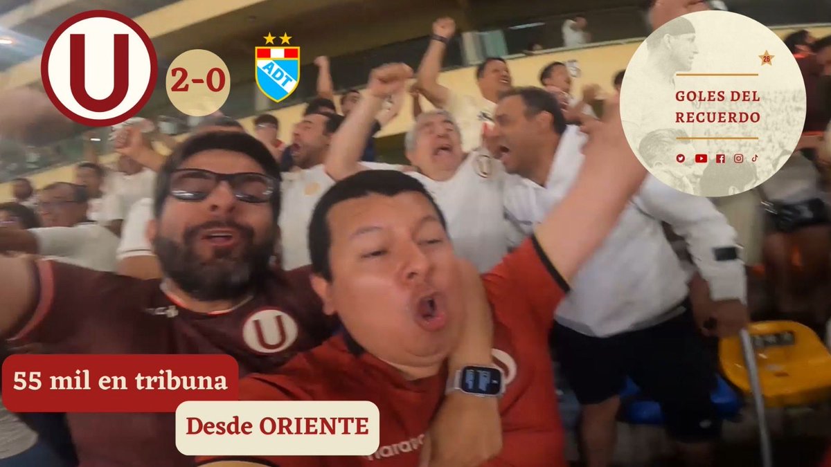 UNIVERSITARIO 2-0 ADT - Arranque MONUMENTAL - 55K desde Oriente

youtu.be/UCNBOCzT9IQ?si…