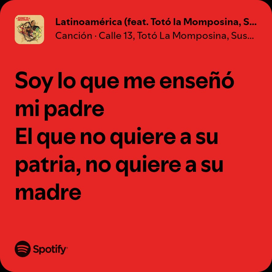 Lo dije hace unos días y lo repito...