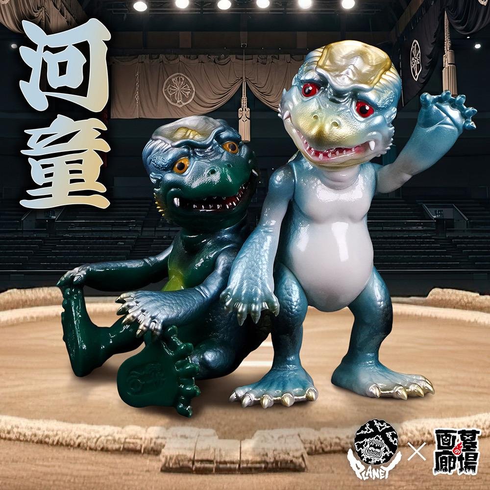 ソフビ情報】Planet-Xより河童が登場!! 丹念に彫り込まれた彫刻の魅力