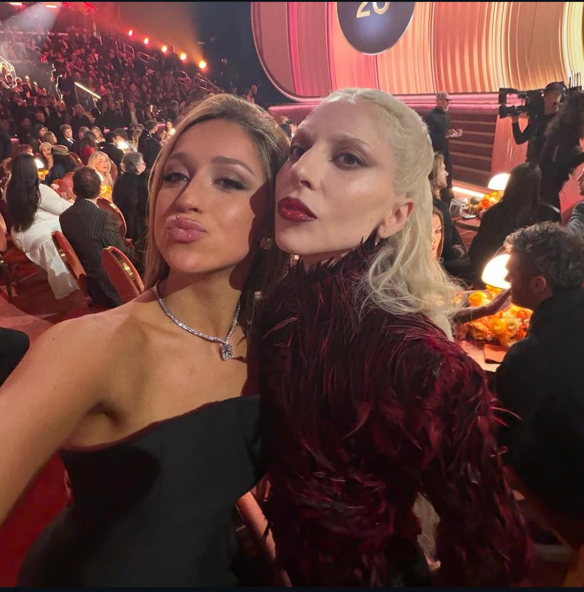 Tate McRae &amp; Lady Gaga stun in new selfie at the #Grammys