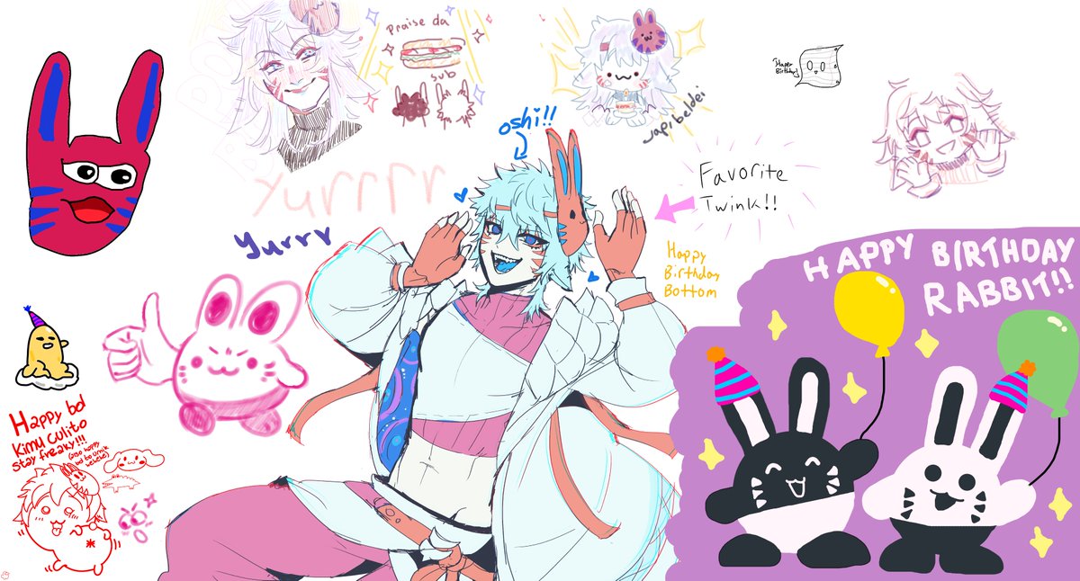 rabbit_masks's tweet photo. ๐โ๐จBirthday board is now closed!๐โ๐จ
Thank you so much for joining me, and for those who left me happy birthdays and cute drawings!
It made me really happy! (and other messages, I know where you Dream and I will get you ๐ซต) #MasksDraws https://t.co/mBOflPiSiF
