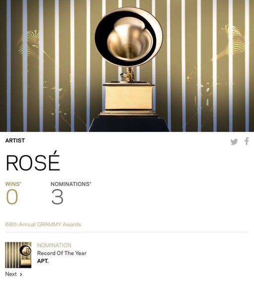 WE ARE PROUD OF YOU ROSÉ.

YOU DID WELL!