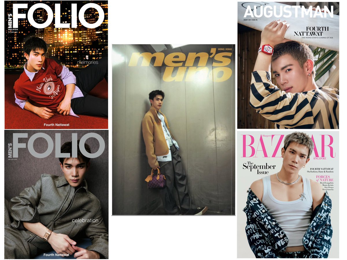 iicedddd's tweet image. น้องโฟ้ดกับการขึ้นปกนิตยสารต่างประเทศ🥰

🌟MEN’s Folio Malaysia X TommyHilfiger
🌟AUGUSTMAN Singapore X FranckMuller
🌟MEN’s Folio Singapore X Jaeger-LeCoultre
🌟Harper’s Bazaar Singapore X LouisVuitton &amp;amp; Chaumet
🌟MEN’s Uno Hong Kong X LouisVuitton

#Fourthnattawat @tawattannn