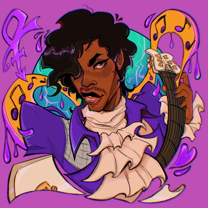 Black history Month Art Challenge Day 1: Prince