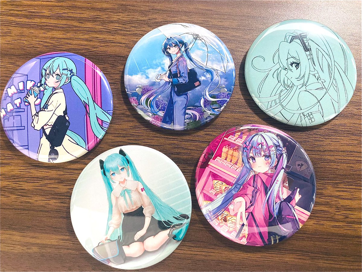 スノー　Ａ賞缶バッジ こんにちは☀️ 「SNOW MIKU 2026」開催まであと5日‼️ 会場で先行販売