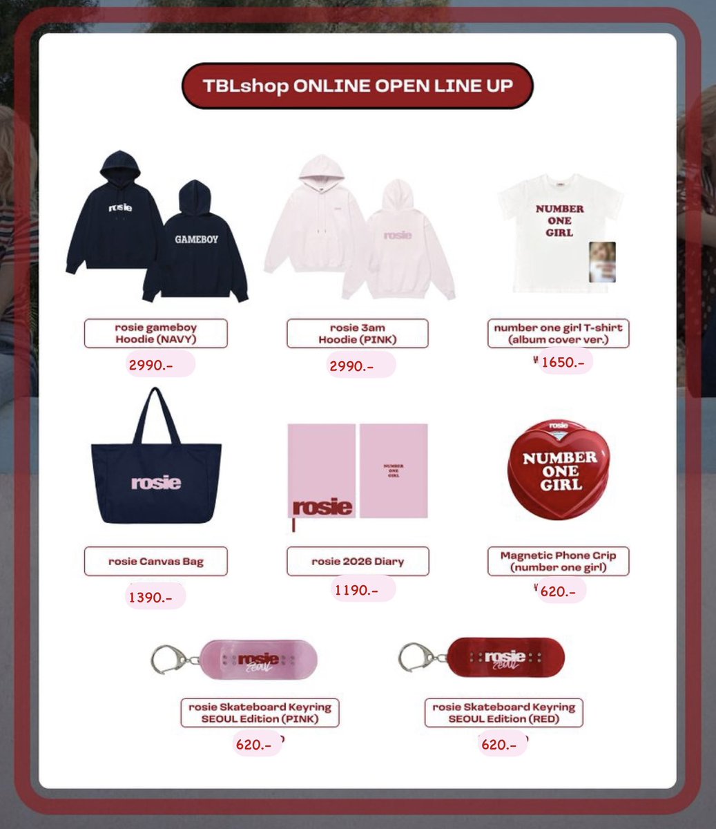 jaipeeBP's tweet photo. pls rt ·͜·♡ #JPreorder #ROSÉ
[‘rosie’ ENCORE POP-UP MERCH
🎁ทุกชิ้นแถมการ์ด1ใบ
ราคาตามรูปมัดจำได้ 50%
🚚ค่าส่ง Ems 60
สั่งซื้อ 👉🏻 Dm
✈️ส่งกลับแอร์ เว็บจัดส่ง 18มีนา
#ตลาดนัดBlackpink (ถ้าเค้าไม่ตอบเดมให้เมนชั่นไว้น้า) https://t.co/GlIu1meTmW