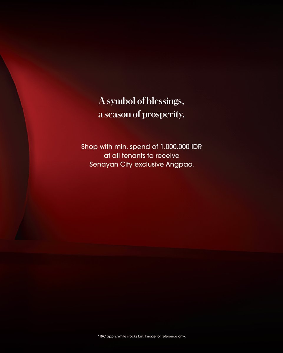 Senayan City tweet media