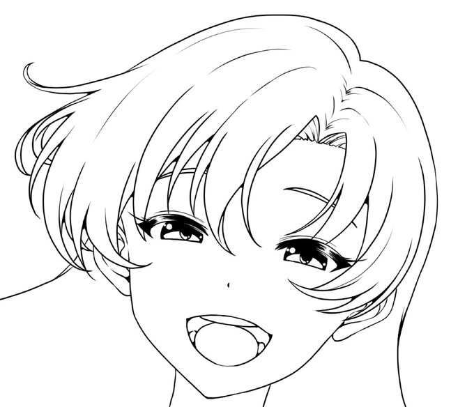 線画にするとコレじゃない感出るやん 