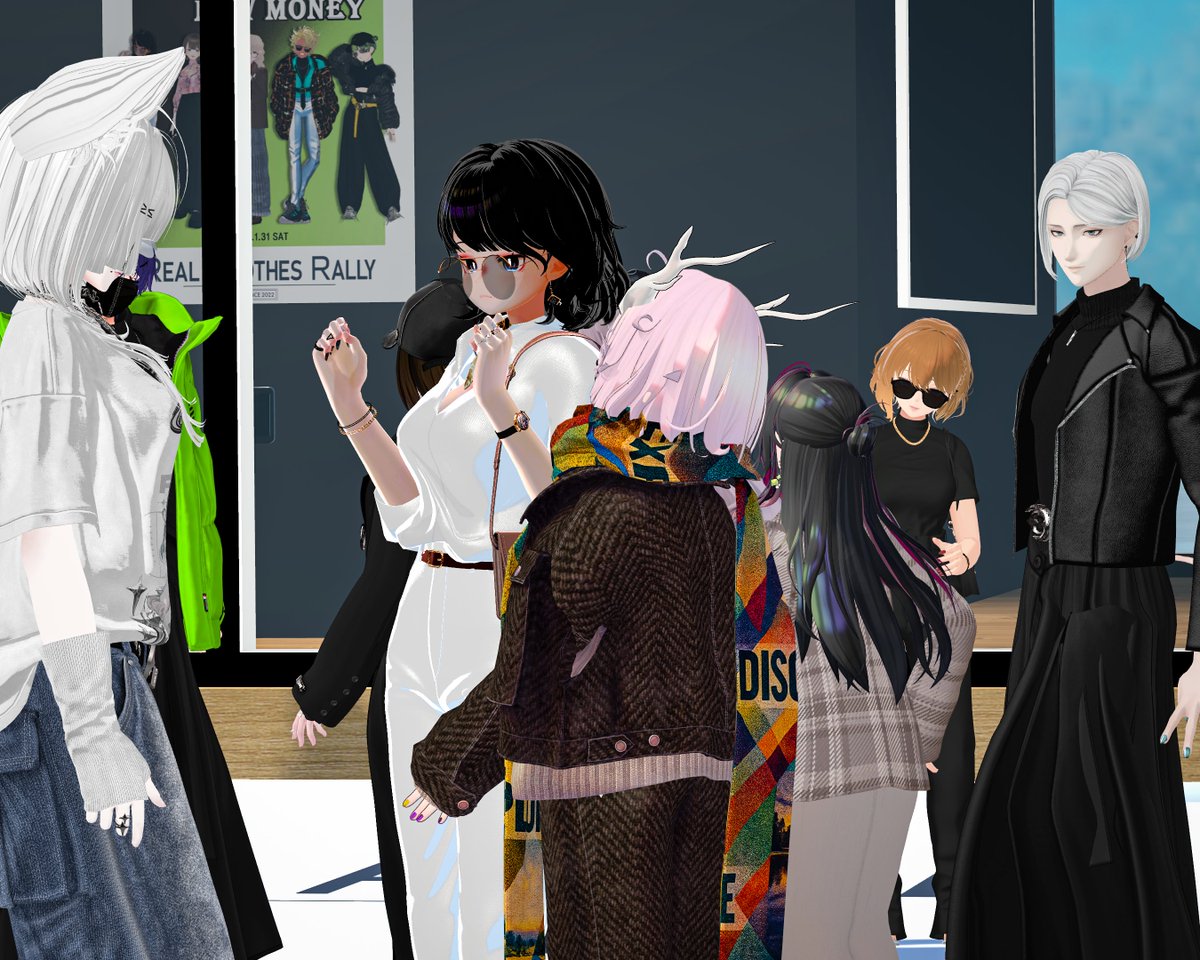 okgoldvr's tweet image. Monthly fashion meet🌸 Theme: "Old Money/New Money"~ So many fun looks! Me &amp;amp; @Smikiin wanted to match, so she picked an outfit from @applause_booth and we both purchased/styled it! I started with equestrian adjacent clothes, but ended up inspired by Princess Diana #ReaClo #VRChat