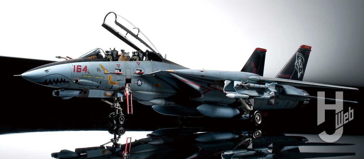 ついに登場「タミヤ 1/72 F-14D トムキャット」 傑作キット1/48 F-14A