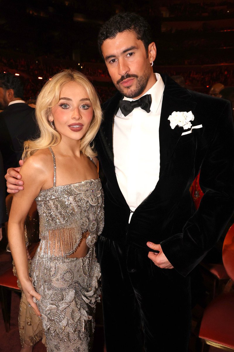 📸 | Sabrina junto a Bad Bunny.

#GRAMMYs