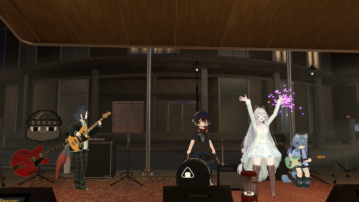haSbiroco610's tweet image. 1/29　#VRFNS　にて
mamichikaさん主催のセッションを聴きに行きました(｡•́ - •̀｡)✨

icoさんのお目目がちゃんと閉じることに静かに驚いていました。
かわいい。
#まみちかのお庭
