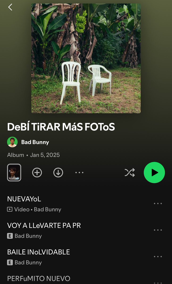 gusopapi's tweet photo. The best album year 

Bad Bunny 

DeB�� TiRAR MáS FOToS https://t.co/nhomxssaTm