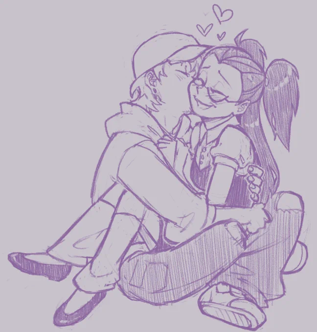 This CSP pencil brush is laced with crack or something because the amount of times I just mindlessly doodled great sketches that just easily turn to nearly completed pics?? It just feels great!! (I tend to use the second brush) ID: 2167961