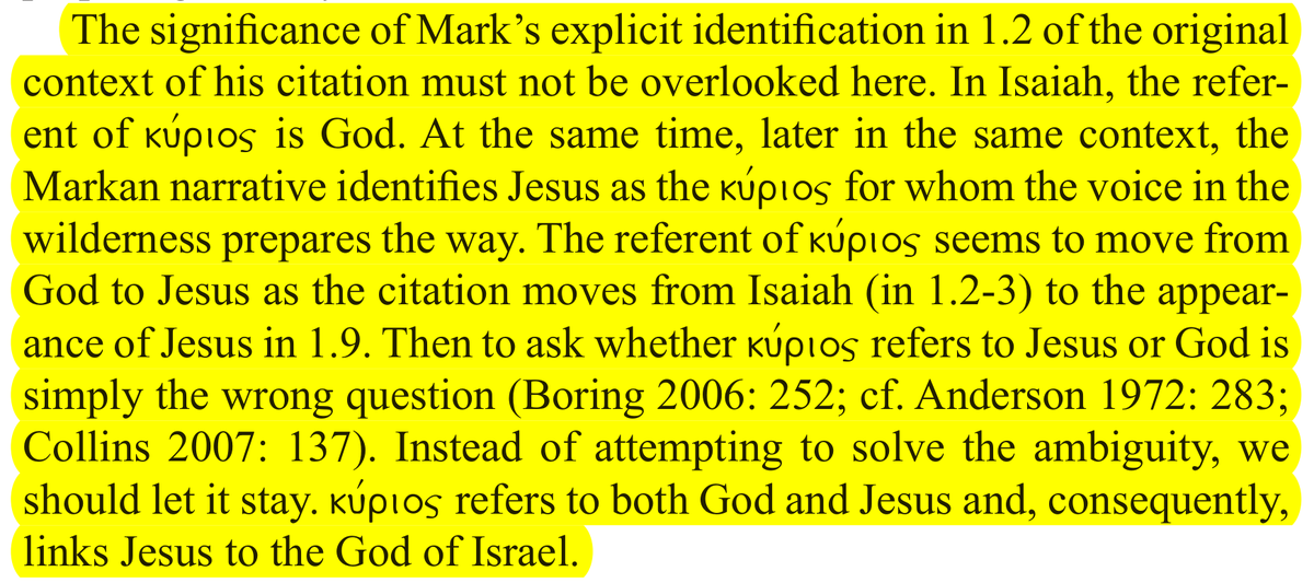 DeliciousOW's tweet photo. @JordanAcademia0 Johansson, Daniel. “Kyrios in the Gospel of Mark.” Journal for the Study of the New Testament 33.1 (2010): 101–24. https://t.co/FrDM3k3ZKD
