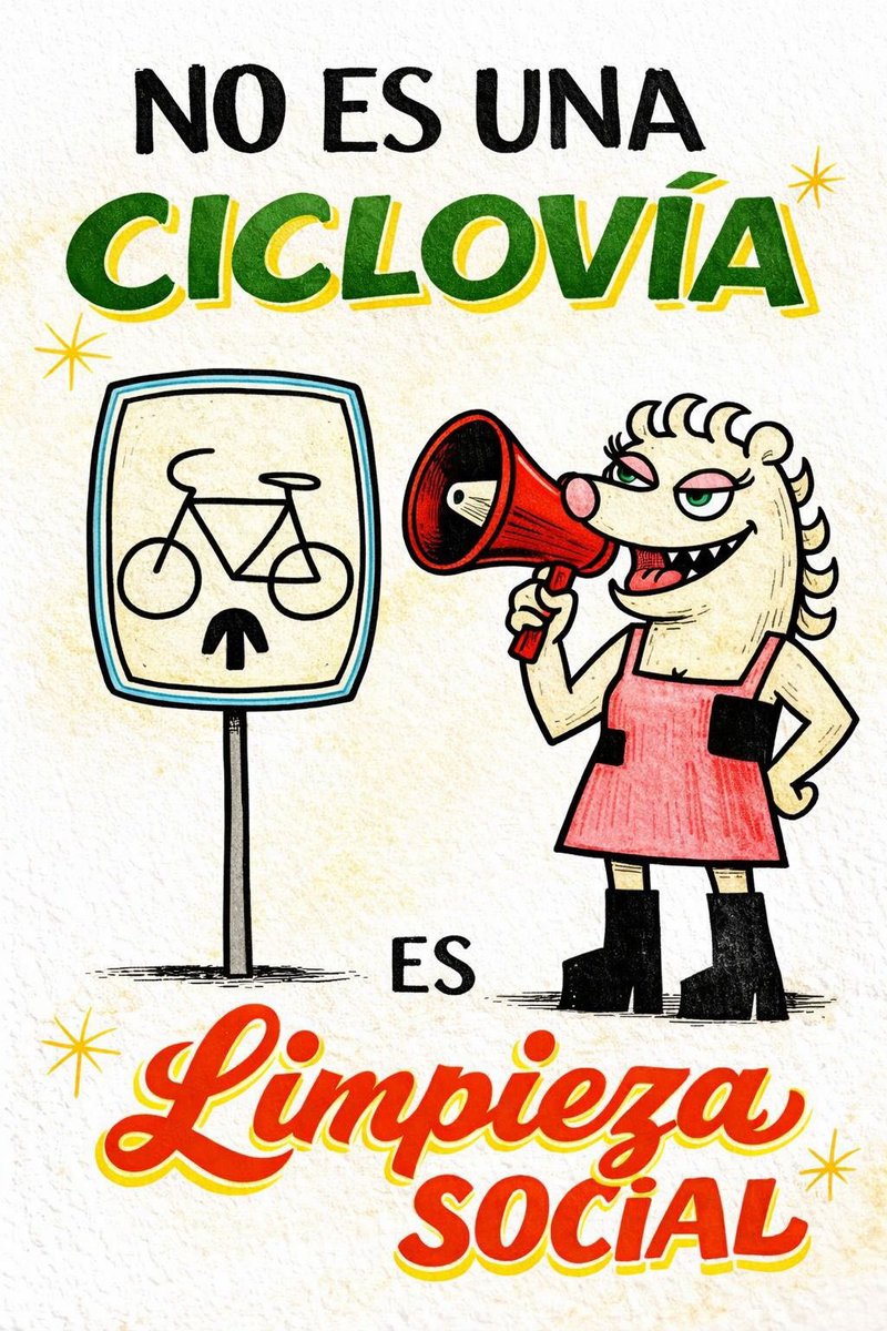 No es una ciclovía, ni una calzada flotante de Tlalpan, se llama:

Limpieza social contra las trabajadoras sexuales.

Arte: @sofiripa
