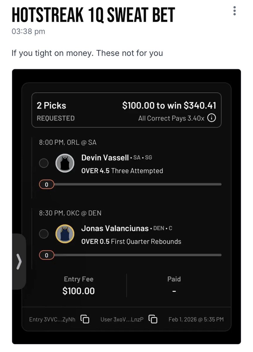 Cash the #Hotstreak Power 2 posted on Winible &amp; Twitch 

Get my picks sent to your phone via text message ⬇️

winible.com/banesquad

Live stream ⬇️

Twitch.tv/BaneSquad_