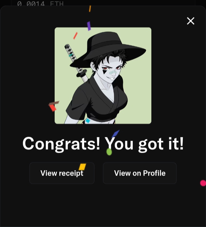 Saw this art , very clean, and it's just 3$ , I had to pick up one.

Nice to have a <a href="/Wa1fura/">Waifura</a>