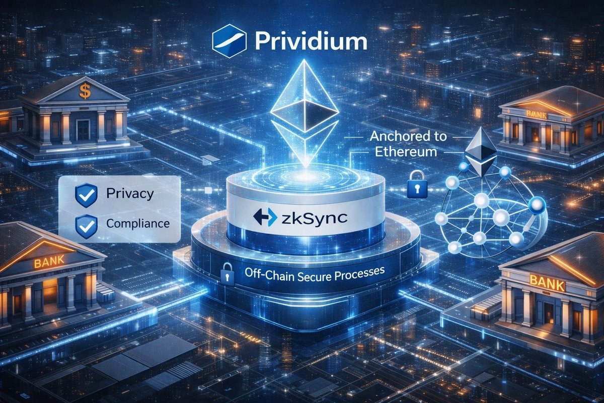 The Secret Sauce for Institutional DeFi is here Prividium on <a href="/zksync/">ZKsync</a>

​1 Banks process 10M+ trades daily but suffer from Data Leakage and slow reconciliation
They need a single source of truth that doesn't expose their trade secrets

​2 Enter Prividium It allows banks to spin up