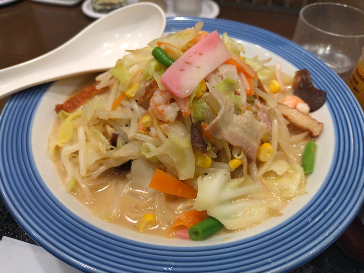 野菜たっぷりちゃんぽん🍜ヨシ‼️ #リンガーハット