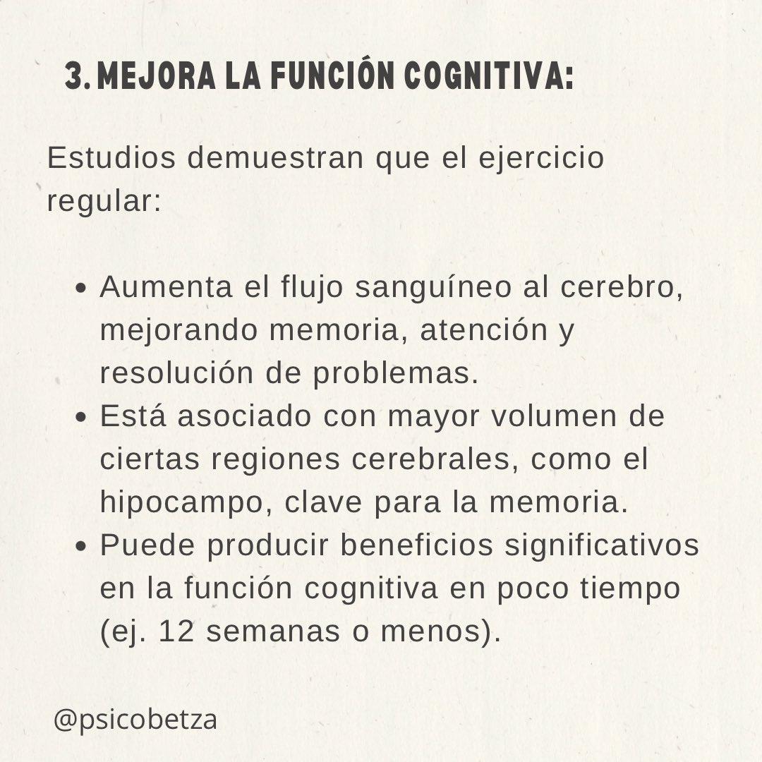 El ejercicio no es una sugerencia de estilo de vida: es una demanda biológica, es autocuidado físico y neurológico.
Te explico por qué: