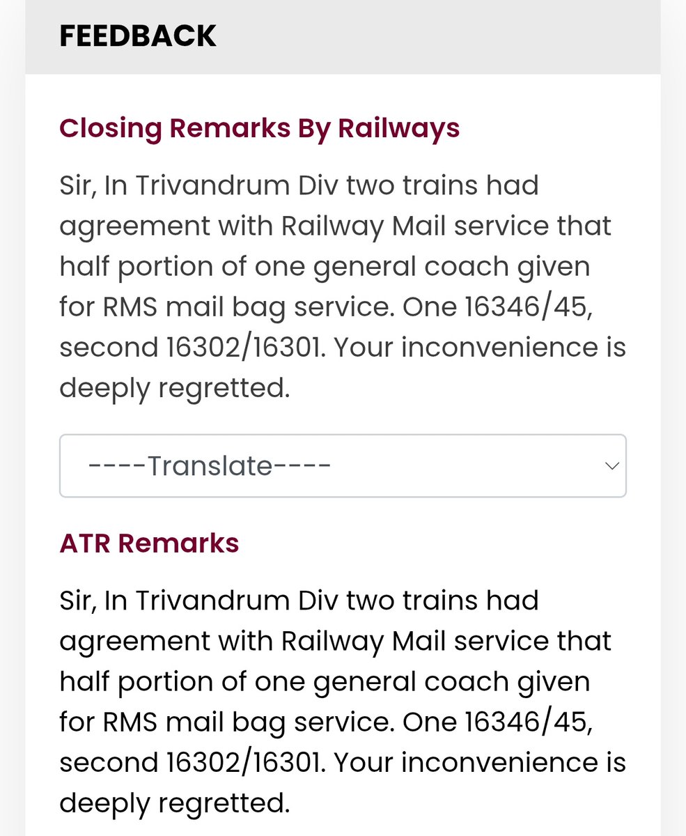 Saliupdates's tweet photo. @DRMPalghat @RailwaySeva @drmmumbaicr @RailMinIndia @AshwiniVaishnaw This states 50% of General Coach on Nethravathi Exp is officially given to RMS. With the train fully packed, this agreement compromises passenger safety. Why is cargo prioritized over human capacity in General Class? Review policy of Train 16345. https://t.co/CW559oakXz