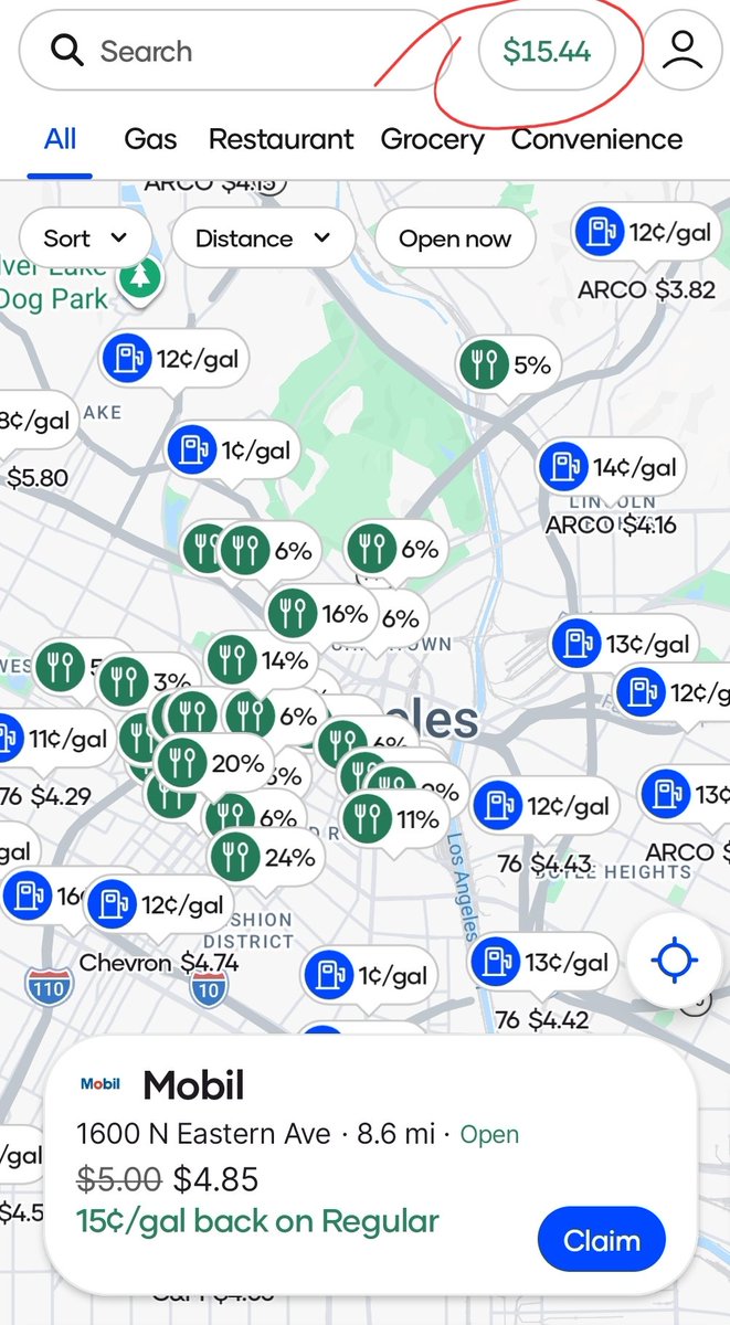 Download Upside with my link or use my code LU33738 to get 15¢ per gallon extra cash back on your first gas fill-up and 10% extra cash back on your first restaurant or grocery purchase! So far I am at $15 barely feb, extra money for end of year expenses. upside.app.link/LU33738