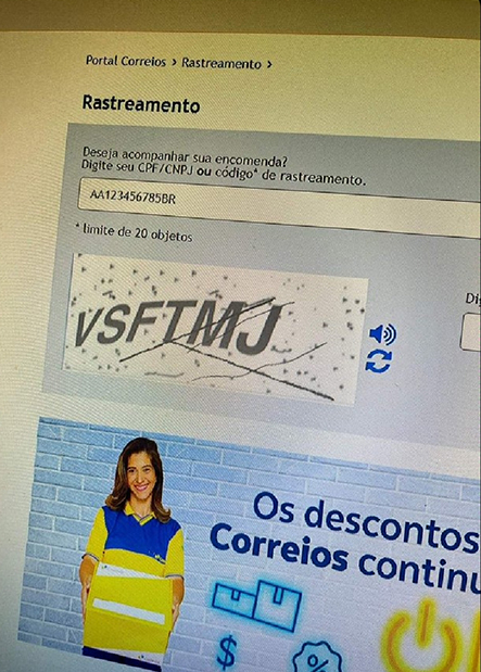 Tentei rastrear minha encomenda e o correio mandou um VSF TMJ na cara dura
Não é a toa que esse troço tá quebrado