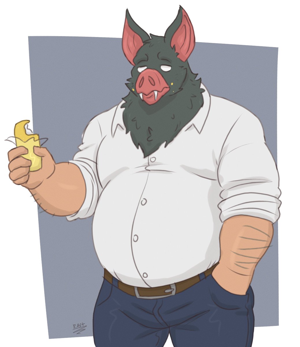 Just a fat chubby bat enjoying some twinkies