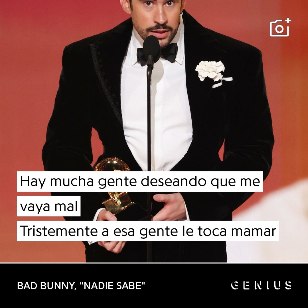 Es la reaccion de alguien que toda vida fue criticado, por sus letras, por su vestimenta, por su pais, por su estilo hasta por su forma de hablar, alguien que tuvo que luchar mas que cualquiera para llegar hasta ahi, hablando otro idioma, sin venderse asi que ahora: