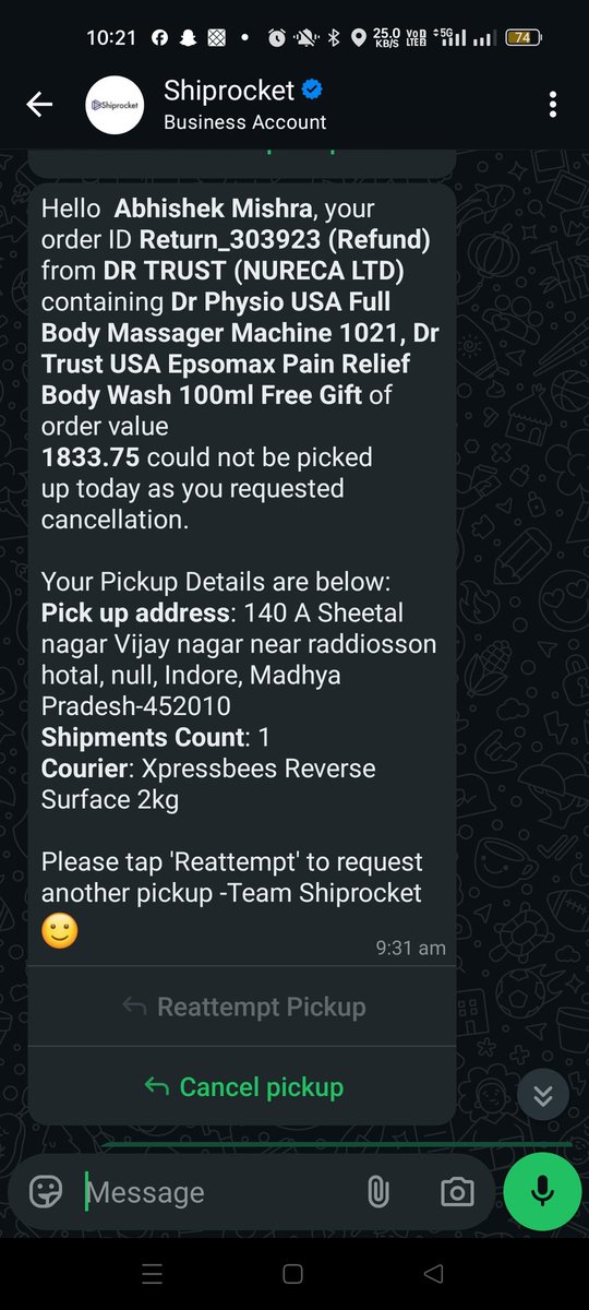 Abhishek Mishra tweet media